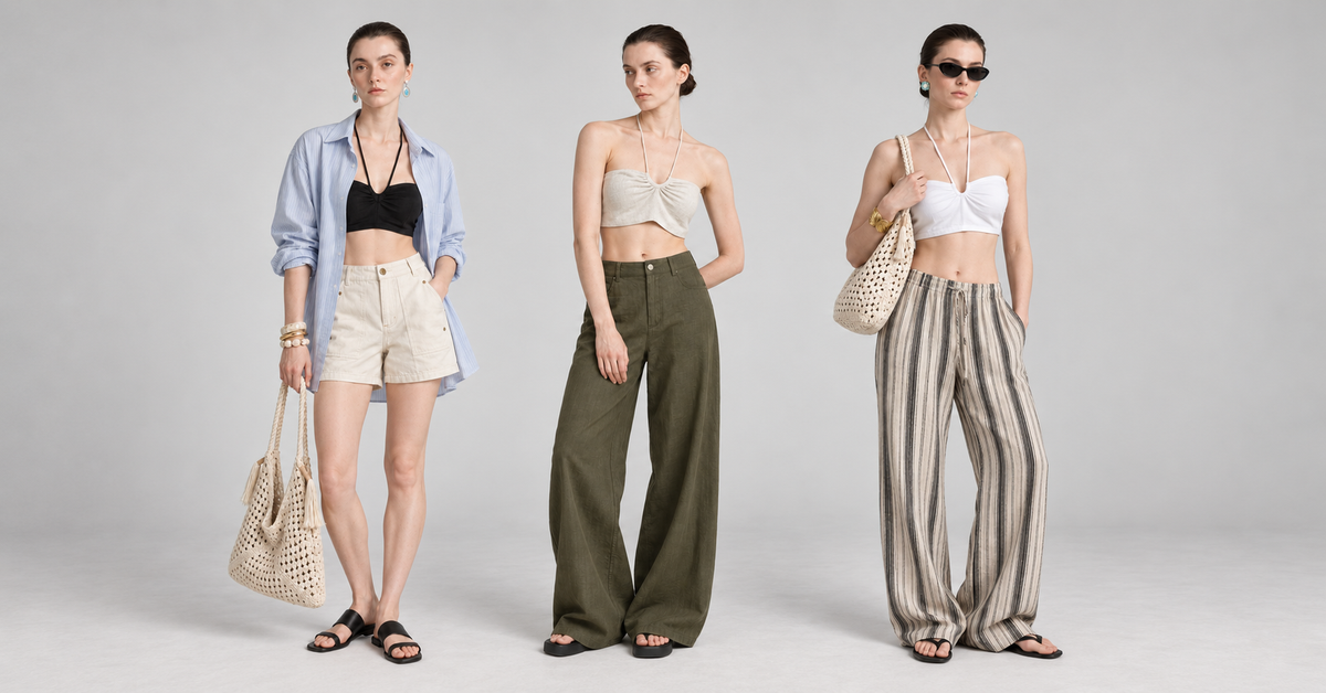 Why Our Linen Halter & Tencel Pants Are a Match Made in Heaven