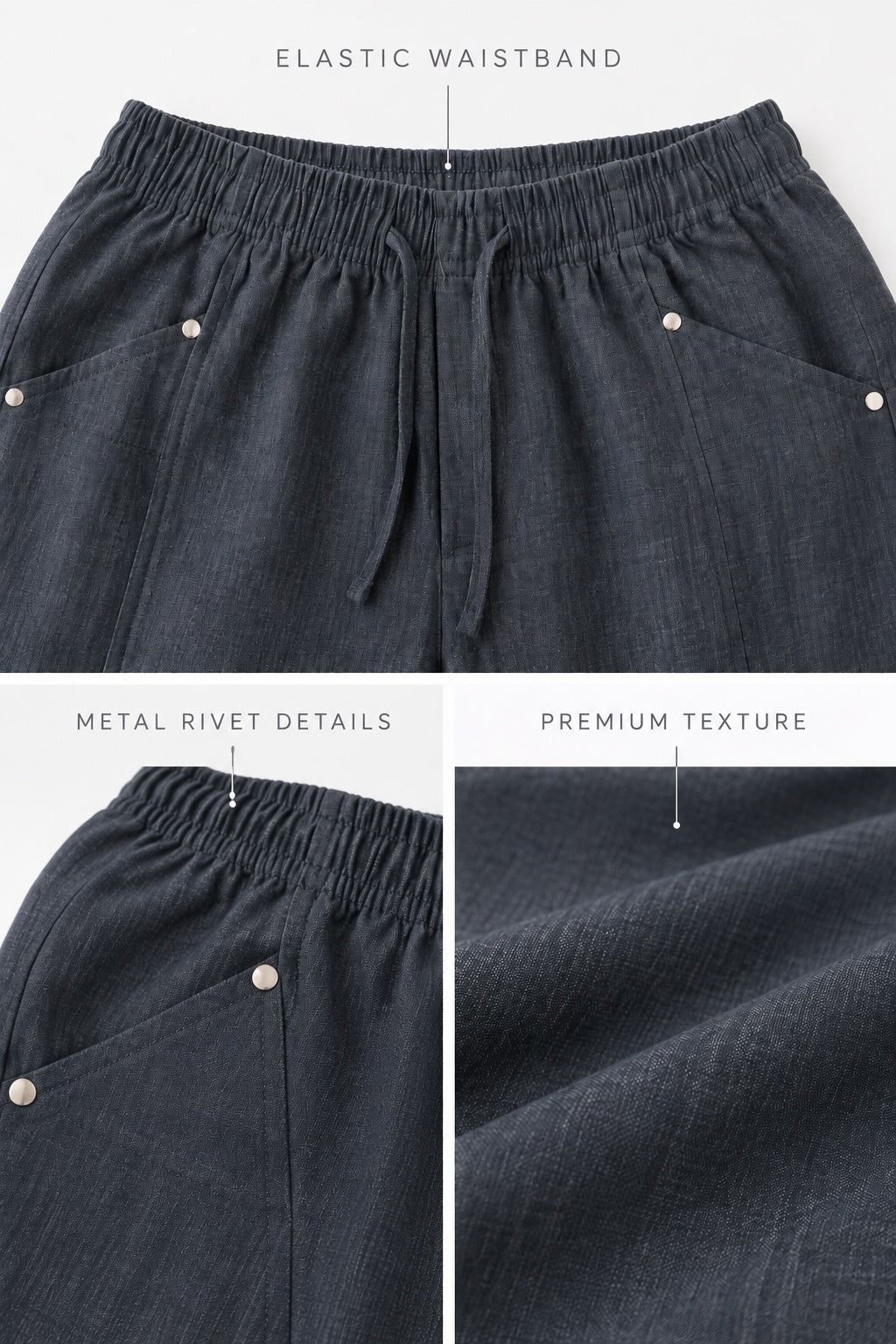 Divine Sky Blue Wide Leg Pants