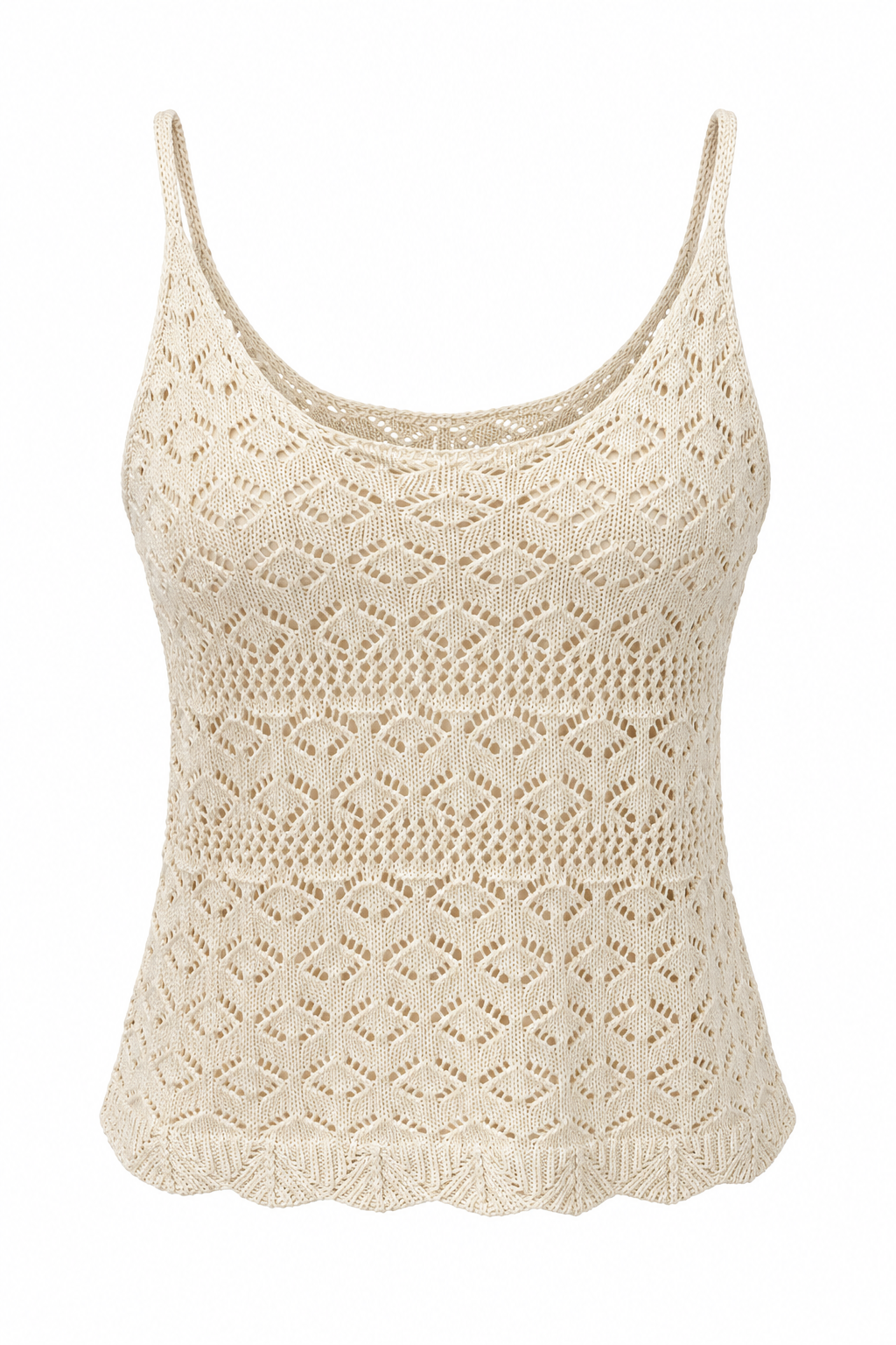 Apricot U-neck cami