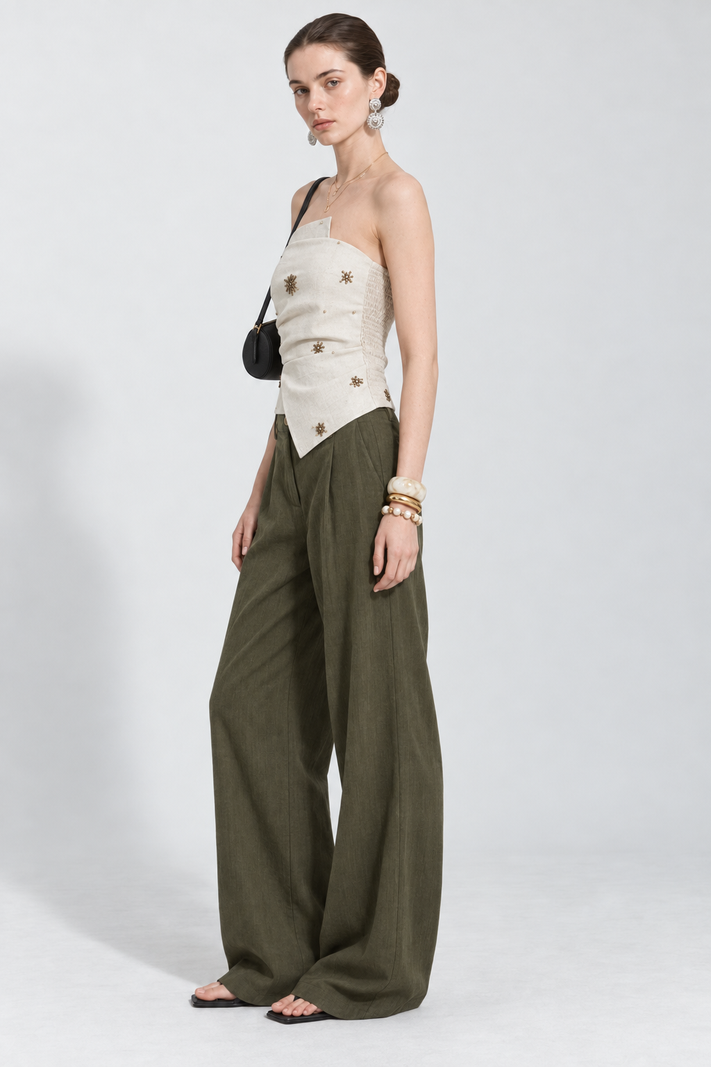 Green_Tencel_Wide_Leg_Pants