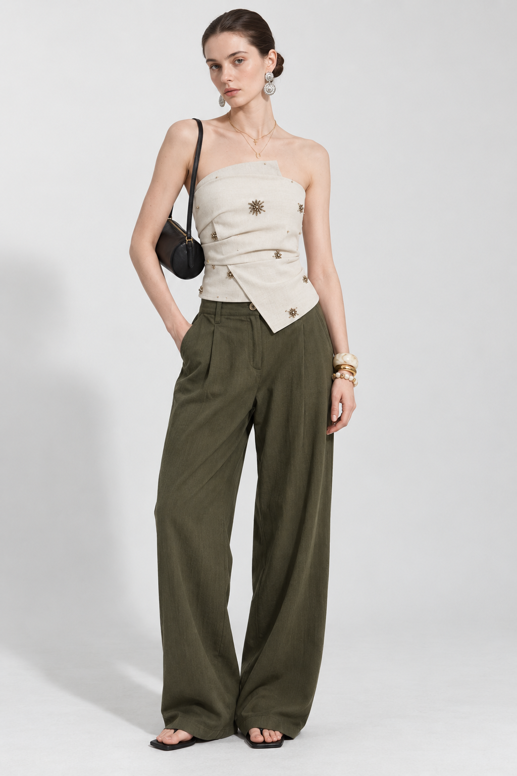 Green_Tencel_Wide_Leg_Pants