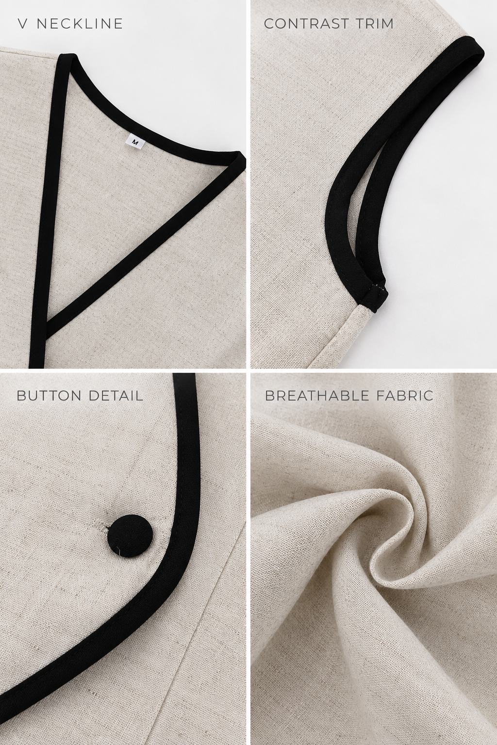 Khaki Tailored top