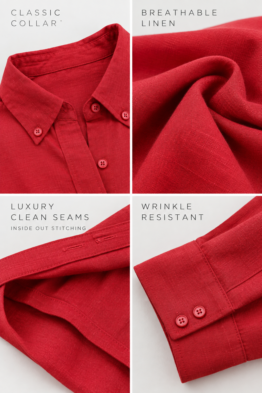 Blue Linen Sun Shirt