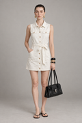 Morrow White Denim Mini Dress