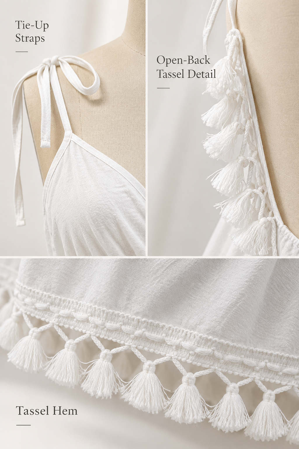White Wrap Mini Dress