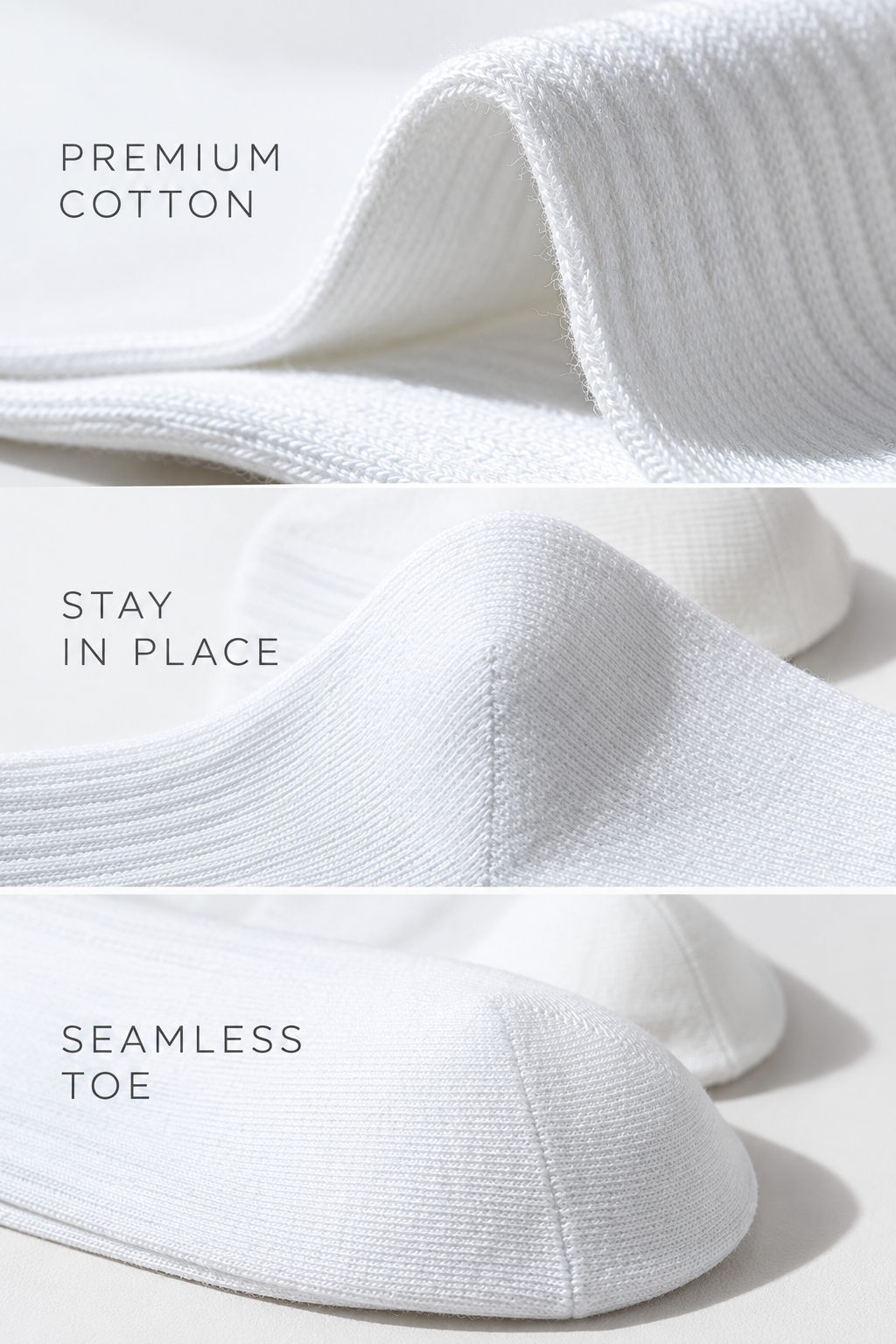 Womens White Ankle Socks